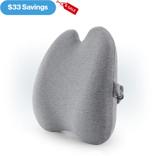 Comfort Gray Lumbar Pillow